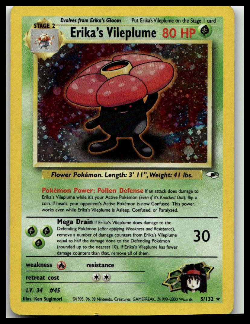 Gym Heroes #005/132 Erika's Vileplume