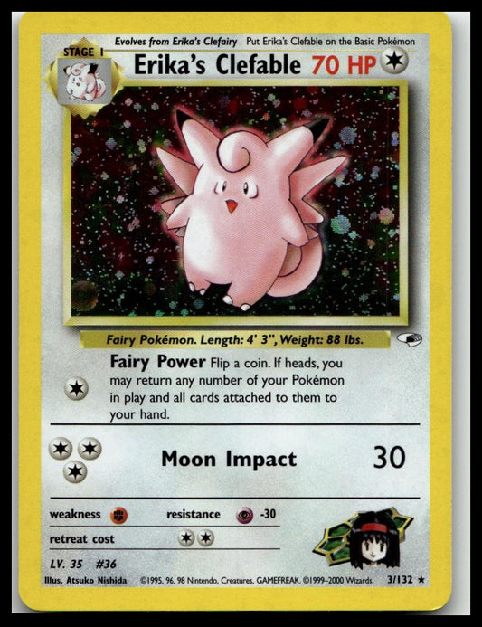 Gym Heroes #003/132 Erika's Clefable