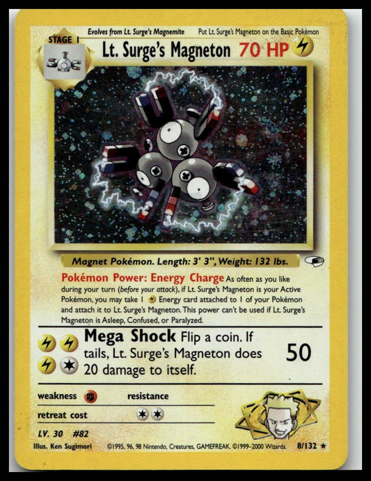 Gym Heroes #008/132 Lt. Surge's Magneton
