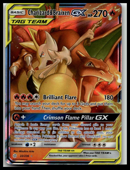 Pokemon Charizard Gx Tag Team Cosmic Eclispe