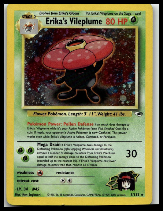 Gym Heroes #005/132 Erika's Vileplume