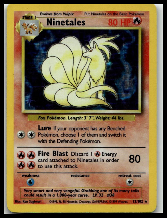 Base Set #012/102 Ninetales