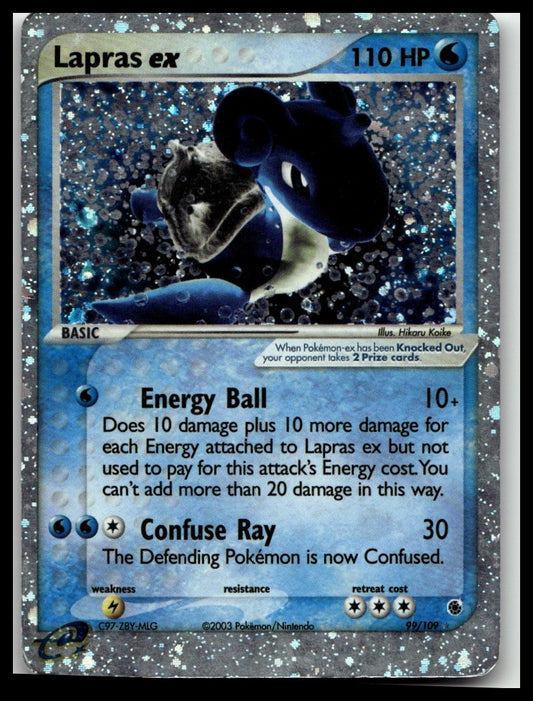 Ruby and Sapphire #99/109 Lapras ex
