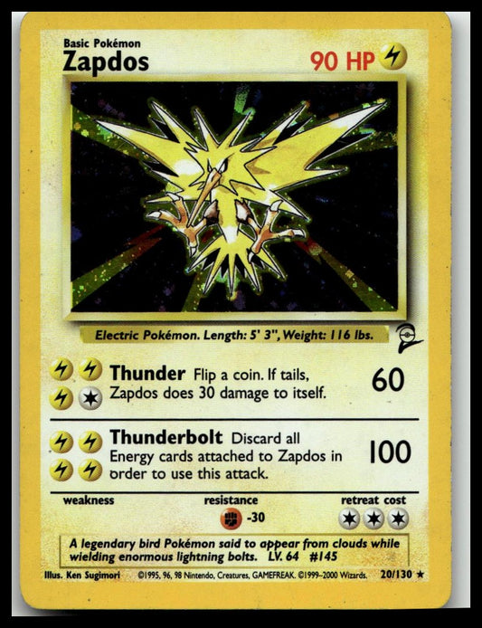 Base Set 2 #020/130 Zapdos