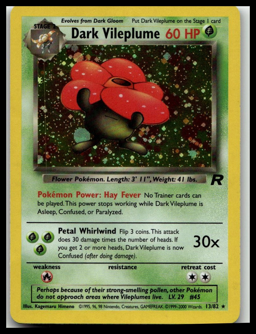 Team Rocket #13/82 Dark Vileplume (13)