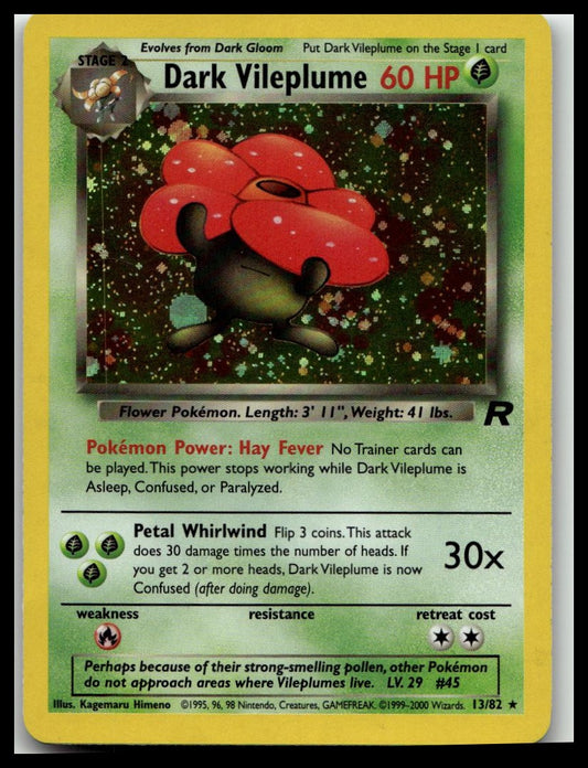 Team Rocket #13/82 Dark Vileplume (13)