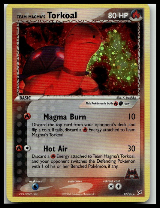 Team Magma vs Team Aqua #12/95 Team Magma's Torkoal