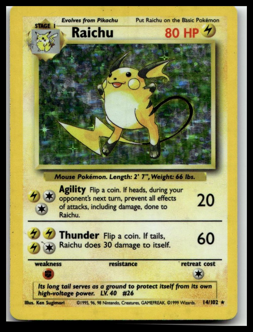 Base Set #014/102 Raichu