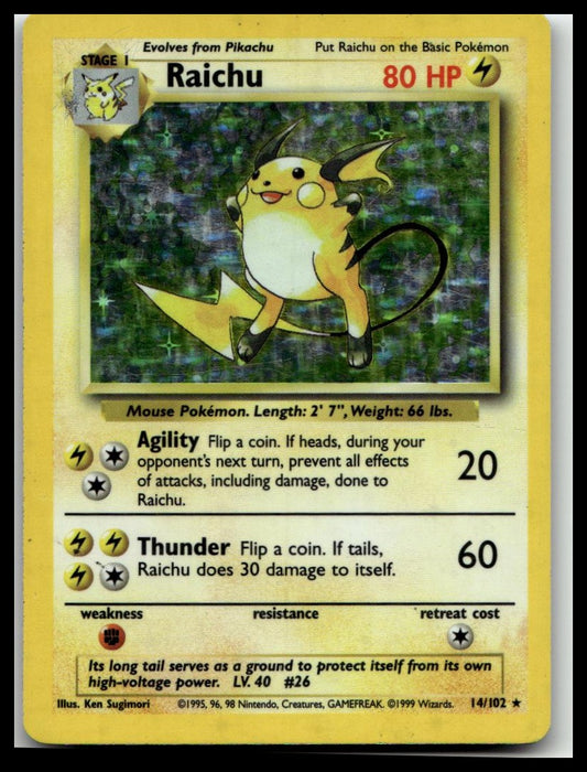 Base Set #014/102 Raichu