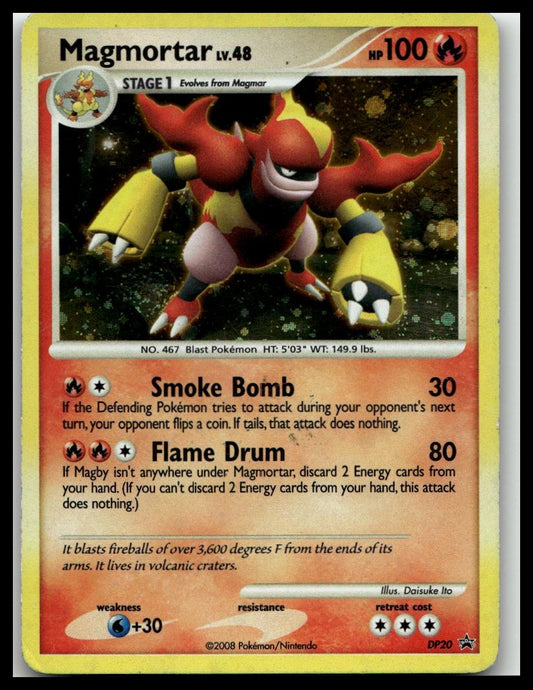 Diamond and Pearl Promos #DP20 Magmortar