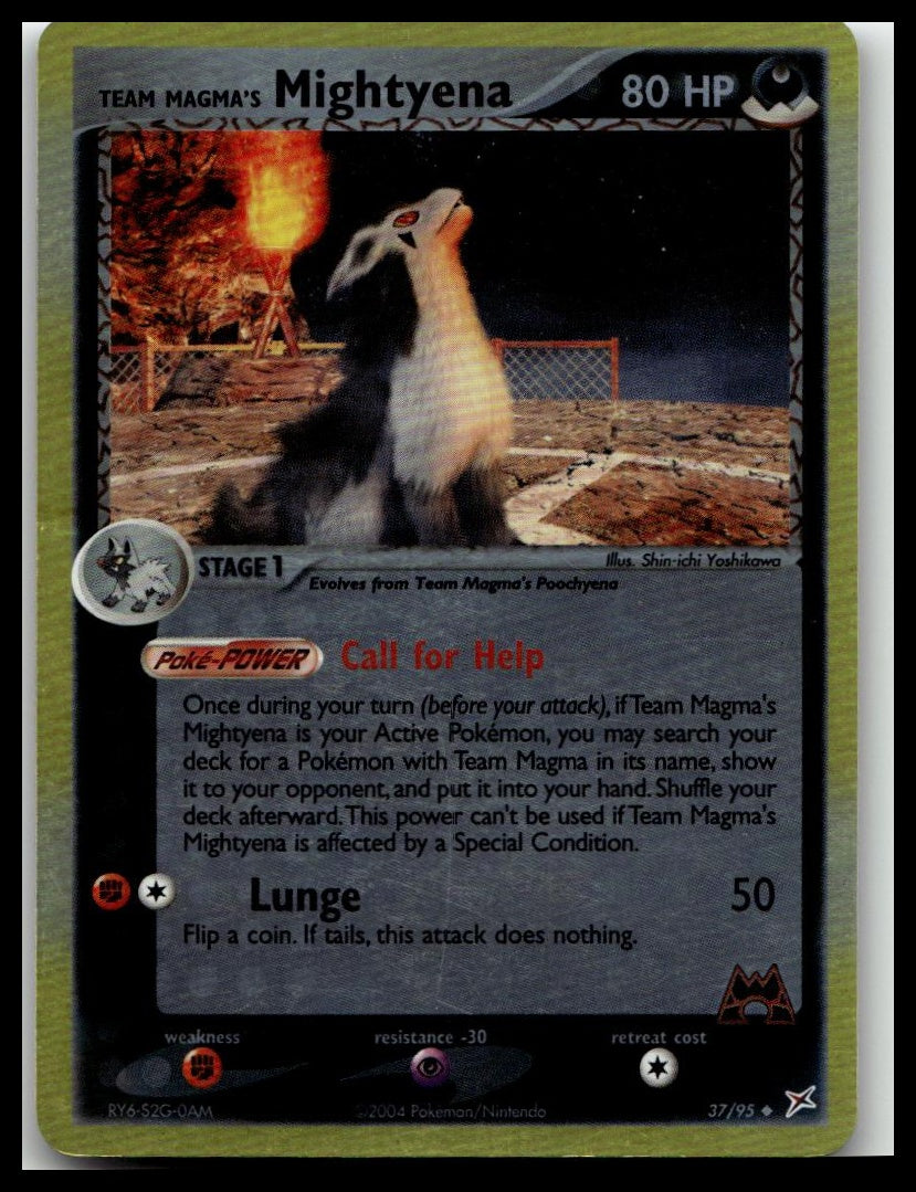 Team Magma vs Team Aqua #37/95 Team Magma's Mightyena