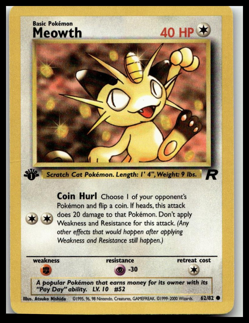 Team Rocket #62/82 Meowth