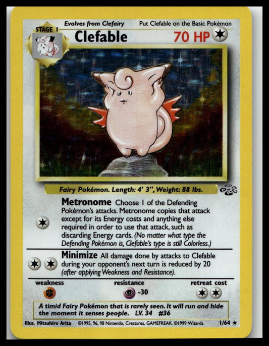 Jungle #01/64 Clefable (1)