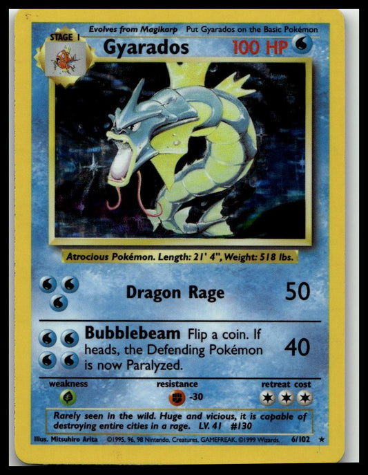 Base Set #006/102 Gyarados