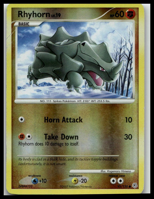 Diamond and Pearl #95/130 Rhyhorn