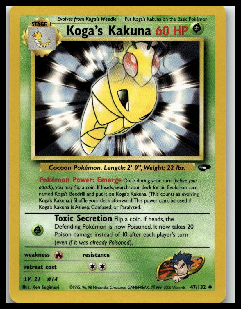 Gym Challenge #047/132 Koga's Kakuna