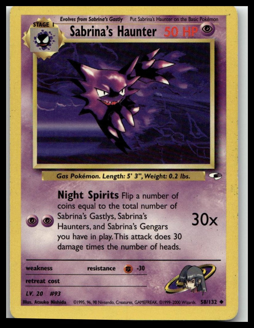 Gym Heroes #058/132 Sabrina's Haunter