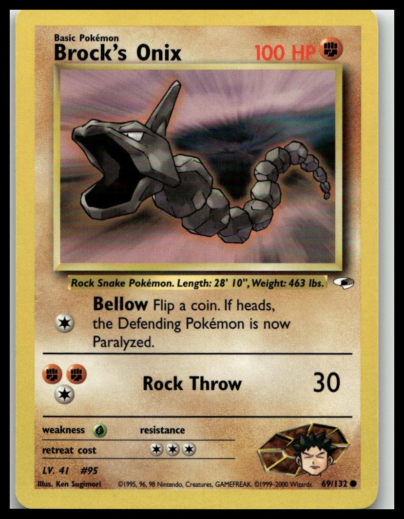 Gym Heroes #069/132 Brock's Onix (69)