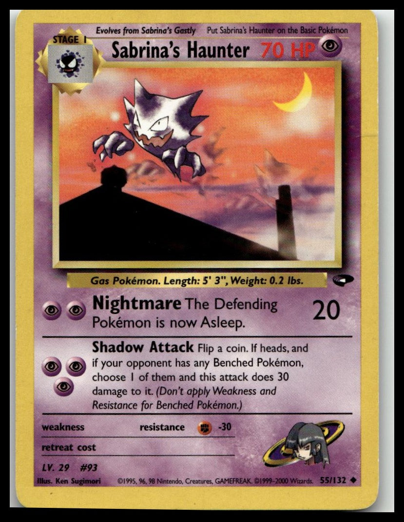 Gym Challenge #055/132 Sabrina's Haunter