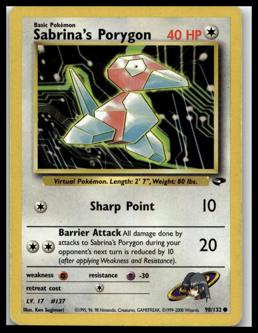 Gym Challenge #098/132 Sabrina's Porygon