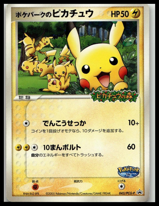 PCG-P Promotional cards #043/PCG-P PokePark's Pikachu